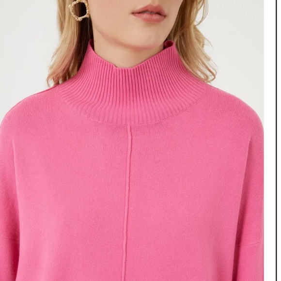 French Connection Oversize Babysoft River Knits High Neck Jumper Ton Sweater - Picture 16 of 17